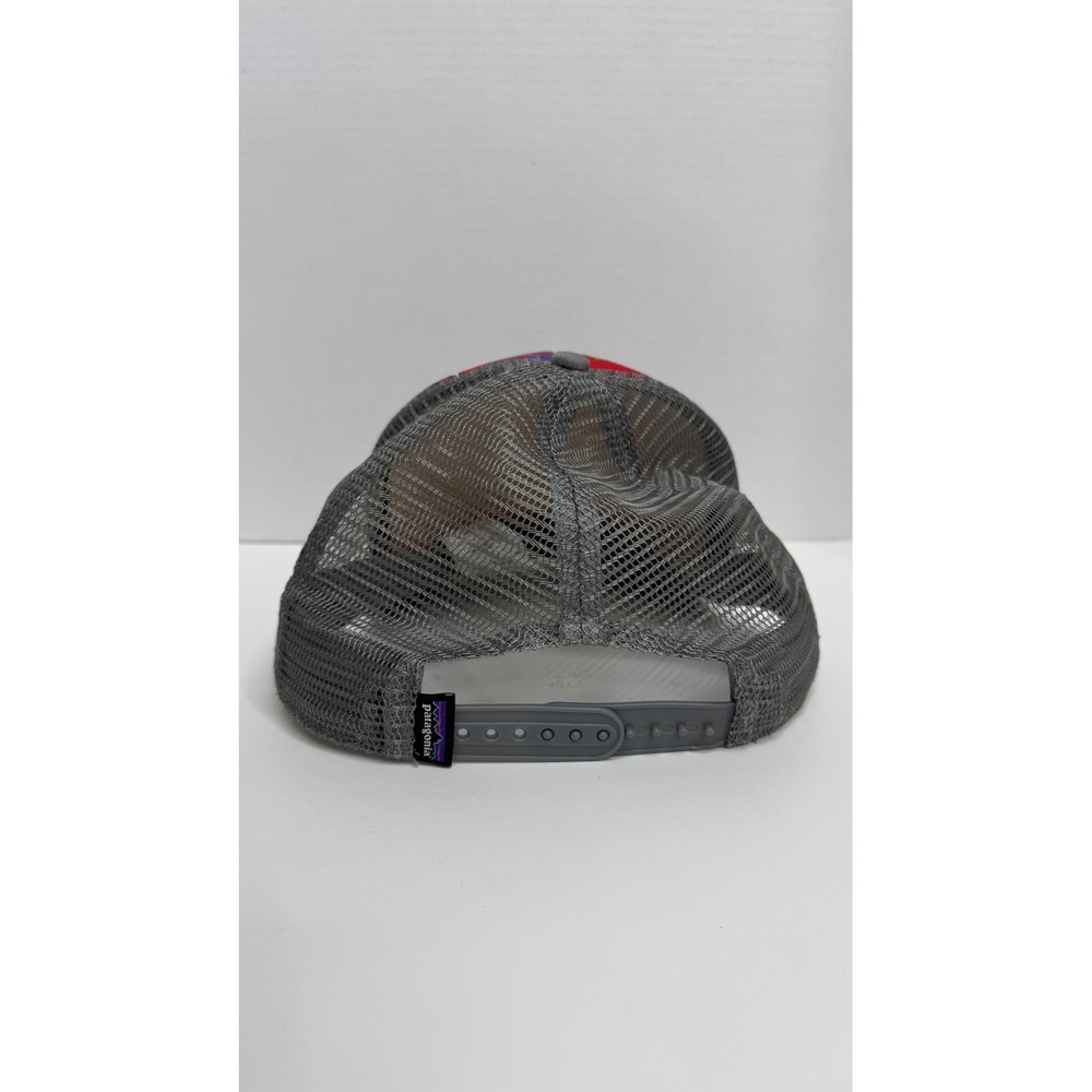 Patagonia Pataloha Tropical Fish Trucker Hat Red Gray Snapback Mesh Cap OSFA - Picture 3 of 6